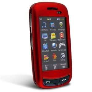   : RED RUBBER COVER HARD CASE for SAMSUNG IMPRESSION A877: Electronics