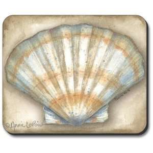    Decorative Mouse Pad Clam Shell Beach Tropical Electronics