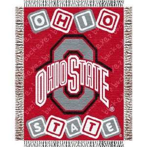  Ohio State Triple Woven Baby Blanket: Home & Kitchen