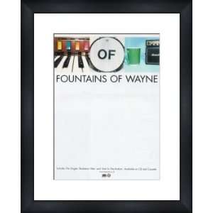 FOUNTAINS OF WAYNE Of   Custom Framed Original Ad   Framed 