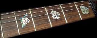 Rose (WS) Fret Markers Inlay Sticker Decal Guitar  