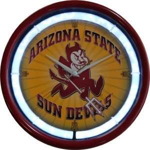  Arizona State Sun Devils Plasma Clock