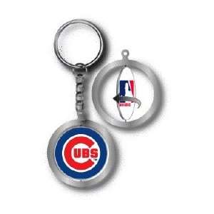   Cubs Spinning Logo Key Tag by Aminco:  Sports & Outdoors