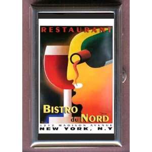  BISTRO DU NORD NEW YORK POSTER Coin, Mint or Pill Box 
