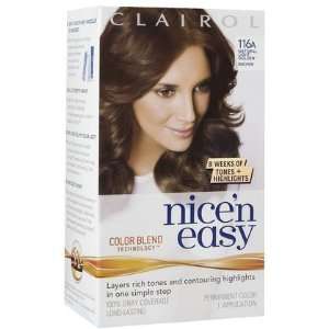 Clairol Nice n Easy Hair Color, Natural Light Golden Brown (116A 