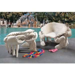   Islands Sculptural King Crab Chair Set of 2 Patio, Lawn & Garden