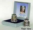 Queen Elizabeth Diamond Jubilee Pewter collectors thimble made in 