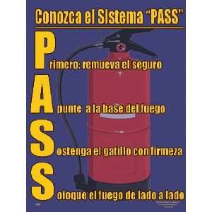  National Safety Compliance PASS Laminated Safety Poster 