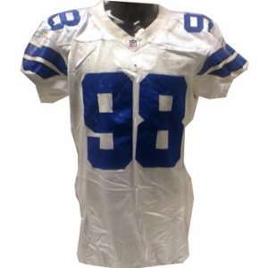   White Football Jersey (October 2, 2011) (11 52) Sports Collectibles
