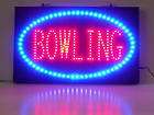 LED neon sign Bowling Alley open lamp light wall art