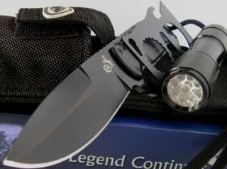 Colt Survival Credit Card Tool Flashlight Set Knife  