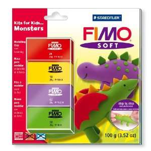  Fimo Soft Clay Kits Monsters (3 Pack) Toys & Games