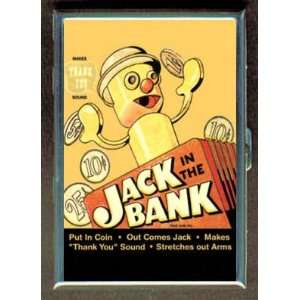 JACK IN THE BANK RETRO COOL ID Holder, Cigarette Case or Wallet MADE 