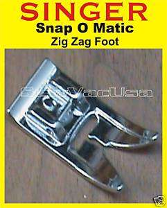 SINGER Sewing Snap O Matic Zig Zag Pressure Foot Feet  