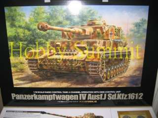   16 R/C F O WWII German PANZER IV Ausf J Tank KIt # 56026 NIB   