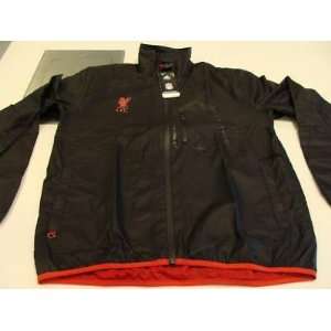  Liverpool 2011 Soccer IN Track Top Jacket XL Black Poly   Men 