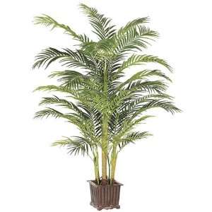 Areca Palm Tree in Wood Container Green (Pack of 2):  