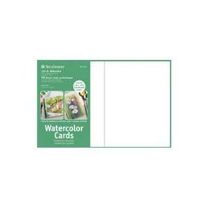  Strathmore Watercolor Blank Greeting Card pack of 50: Home 