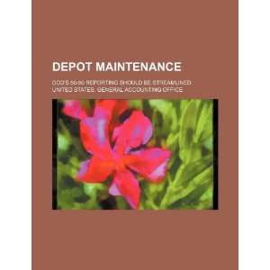 Depot maintenance DODs 50 50 reporting should be streamlined