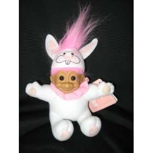  Russ Luv Pet 6 Plush Easter Bunny Troll Doll: Toys 