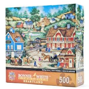  500 Piece Rolling Acres Puzzle Art by Bonnie White Toys & Games