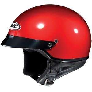    HJC CS 2N Solid Helmet   Medium/Metallic Candy Red: Automotive