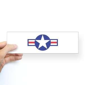  US USAF Aircraft Star Military Bumper Sticker by  