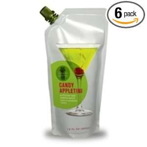 The Modern Cocktail Candy Appletini Pouch, 12 Ounce (Pack of 6 