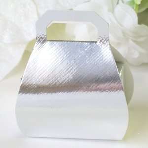   Silver Linen Embossed Italian Purse Box (pack of 25) 