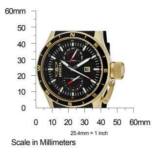   Aviator Flight Stainless Steel Gold Tone Polyurethane Watch  