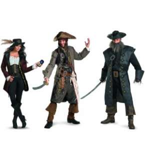 Angelica Prestige & Jack Sparrow Deluxe Adult Couples Costumes  Med/XL 
