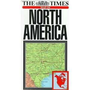 : The Times Map of North America (Times books) (9780723008231): Times 