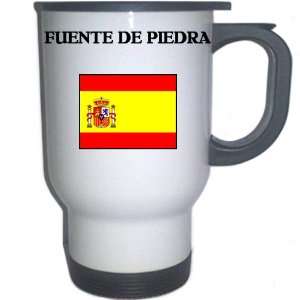   )   FUENTE DE PIEDRA White Stainless Steel Mug 