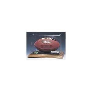  San Diego Chargers Wood Base Football Display Case: Sports 