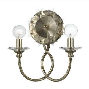  Willow Antique Silver Wall Sconce: Home & Kitchen