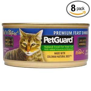 PetGuard Premium Feast Dinner Cat Food, 5.5 Ounce (Pack of 8)  