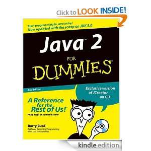Java 2 For Dummies (For Dummies (Computers)) Barry Burd  