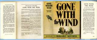 Gone With The Wind, By Margaret Mitchell, sept.,1936  