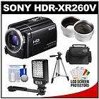 Sony Handycam HDR XR260V 160GB HDD 1080p HD Video Camera Camcorder Kit 