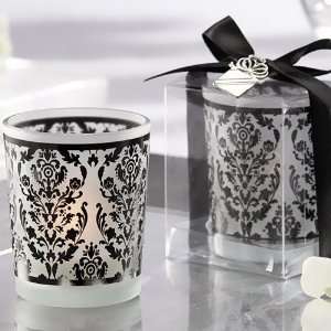  Damask Glass Tealight Holders: Health & Personal Care
