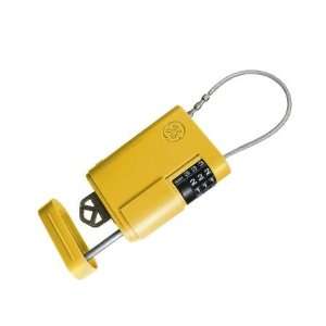   Key Portable Key Lock Yellow Removable Foam Insert Protective Lock