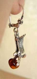   & STERLING SILVER DRAGONFLY, COMEDY MASK or EAGLE EARRINGS  