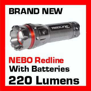 New NEBO Redline 5581 220 Lumens LED Tactical Flashlight with 