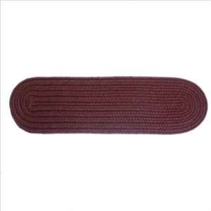   Rio Burgundy Oval: 8 x 28   Stair Tread (Set of 13): Everything Else