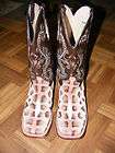   ladies ferrini chocolate alligator belly print boots 90793 09 buy it