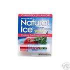 natural ice medicated lip protect spf 15 cherry 12 pkgs
