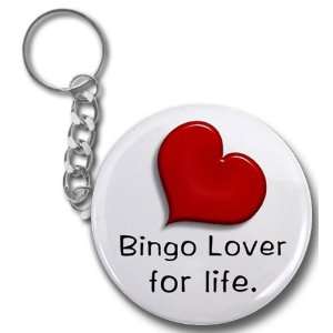  Creative Clam Bingo Lover For Life 2.25 Inch Button Style 