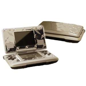 Original Nintendo DS Skin   NEW   SILVER DIAMOND PLATE MIRROR system 