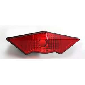 Parts Unlimited Red Taillight Lens 