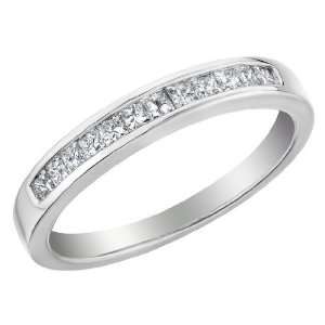  Princess Cut Diamond Wedding Band and Anniversary Ring 1/5 